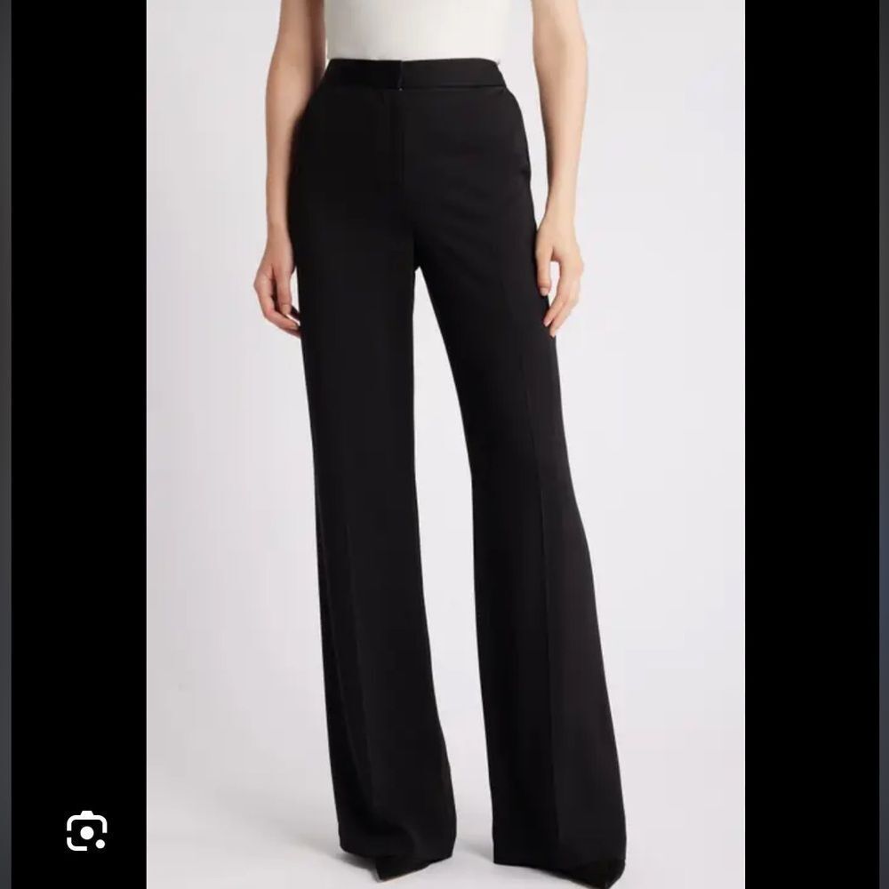 Vintage Y2k Xoxo Black High Rise Wide Leg Pants 3 S